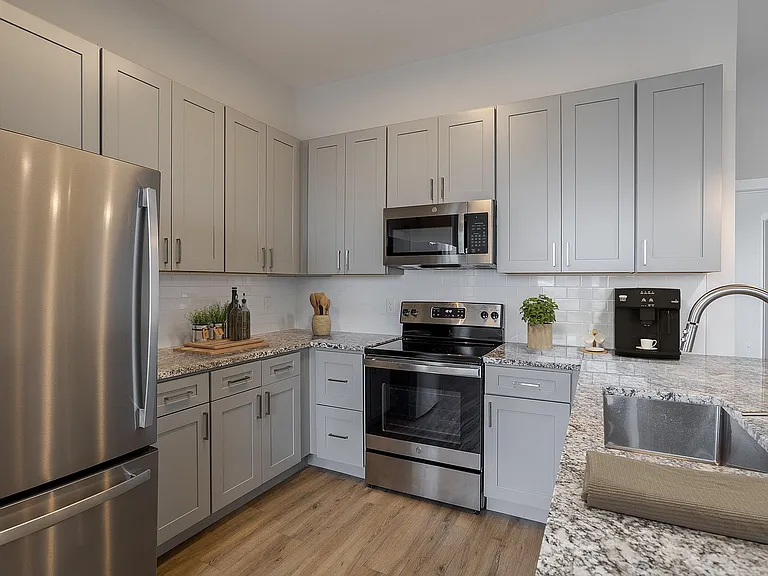 Kitchen with Stainless Steel Appliances