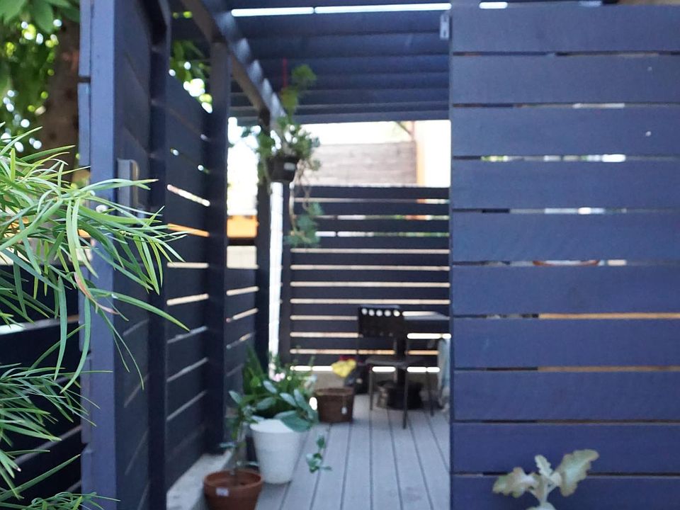 1st floor deck next to delicious avocado tree