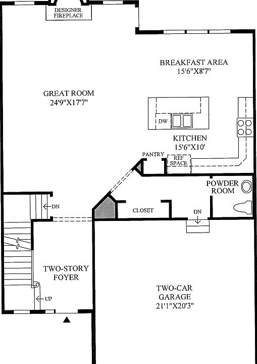 Main Level Floor Plan