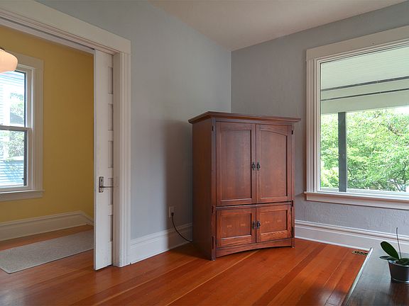 Living room with pocket door