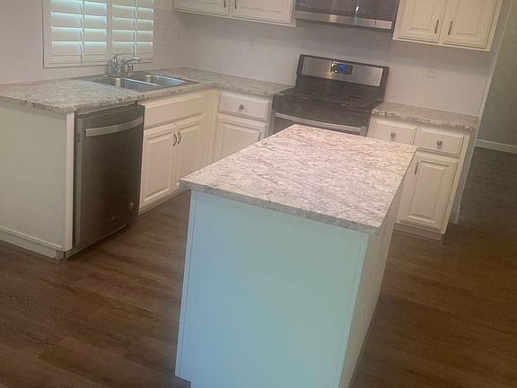 Kitchen with granite top