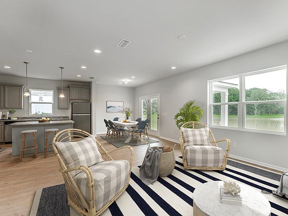 Open first floor plan