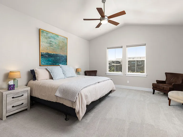Master Bedroom (furniture pictured is for staging purposes only - unfurnished unit)