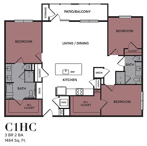 Floor plan C1HC