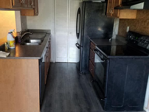 Galley style kitchen 