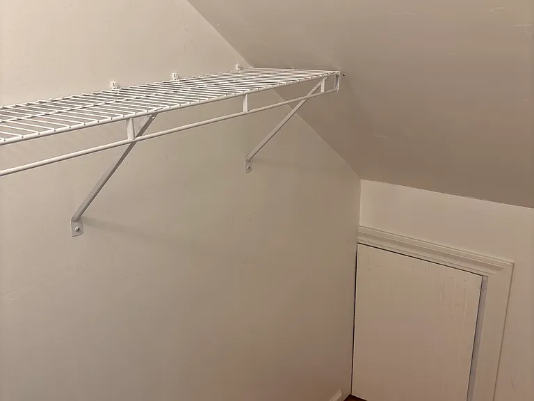 First floor bedroom closet