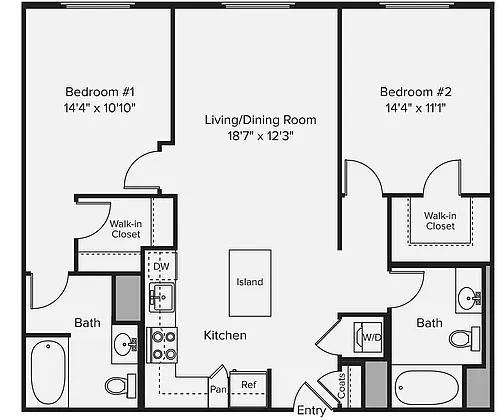 Floor plan B4-A11