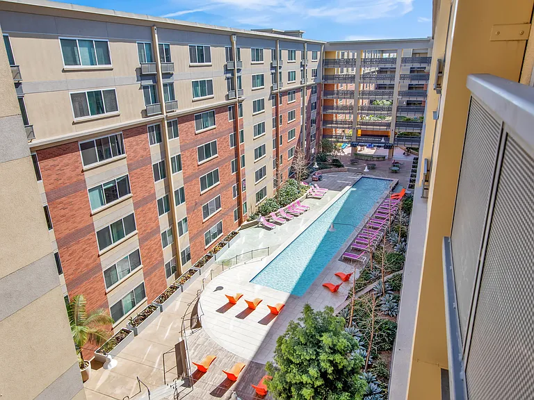 Aerial Exterior of Pool Area