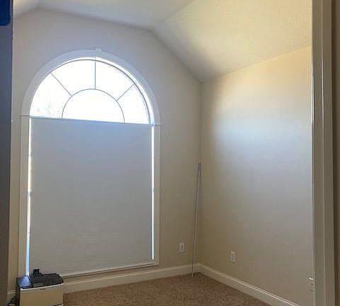 Bedroom #1, enter hall, take a left (carpet)