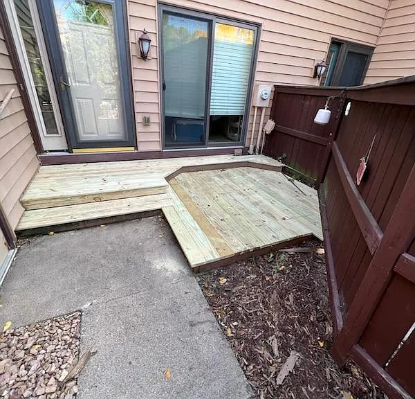 New front porch patio