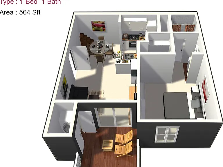 One Bed / One Bath