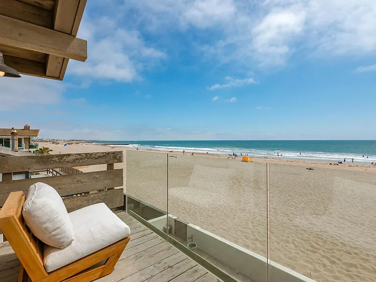 Master bedroom deck with ocean view