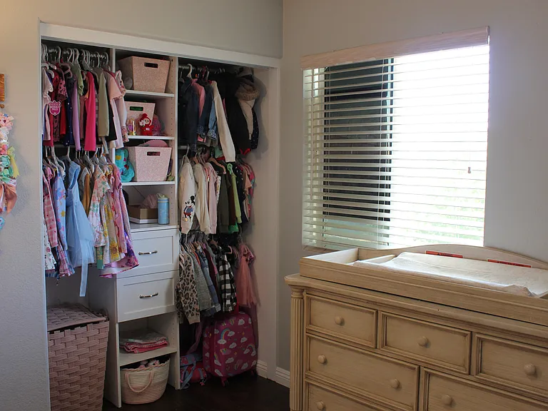 Additional closet and storage space