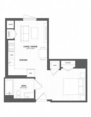 Floor plan Studio-s11