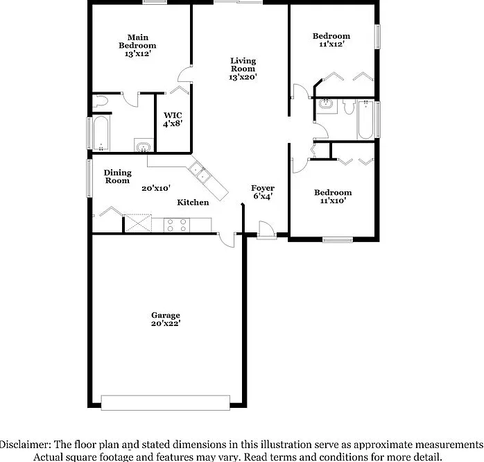 3 bed, 2.0 bath, 1224 sqft, $1,985 — Photo 2