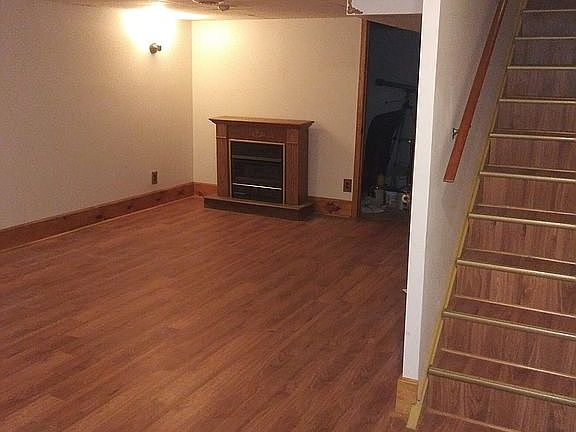 Basement living area