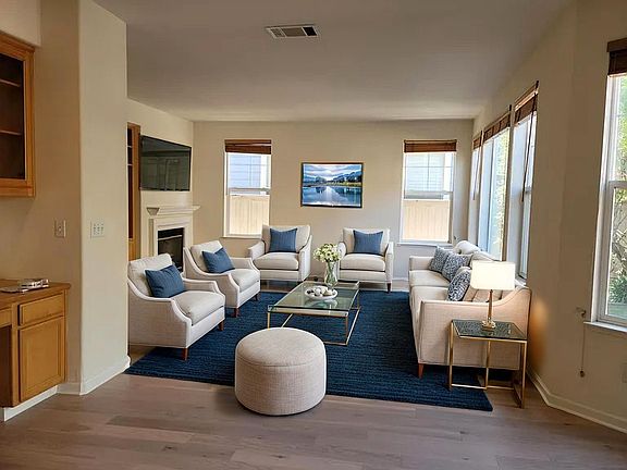 Family Room with gas fireplace