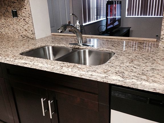 Updated kitchen granite 
