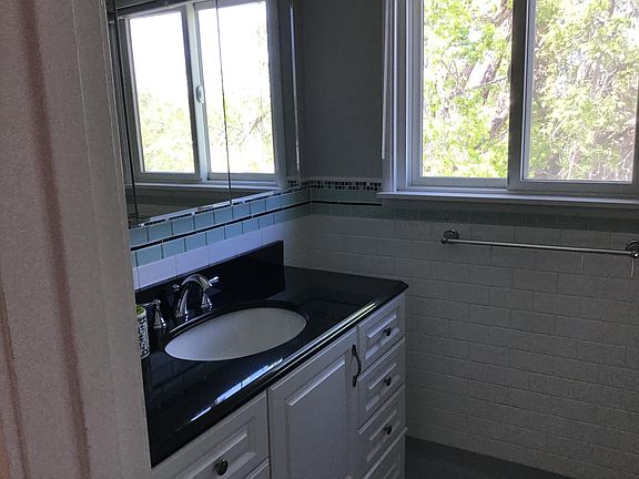 This is your Upstairs bathroom. It's pretty and a bit elegant.