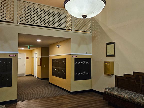 Foyer with Mailboxes