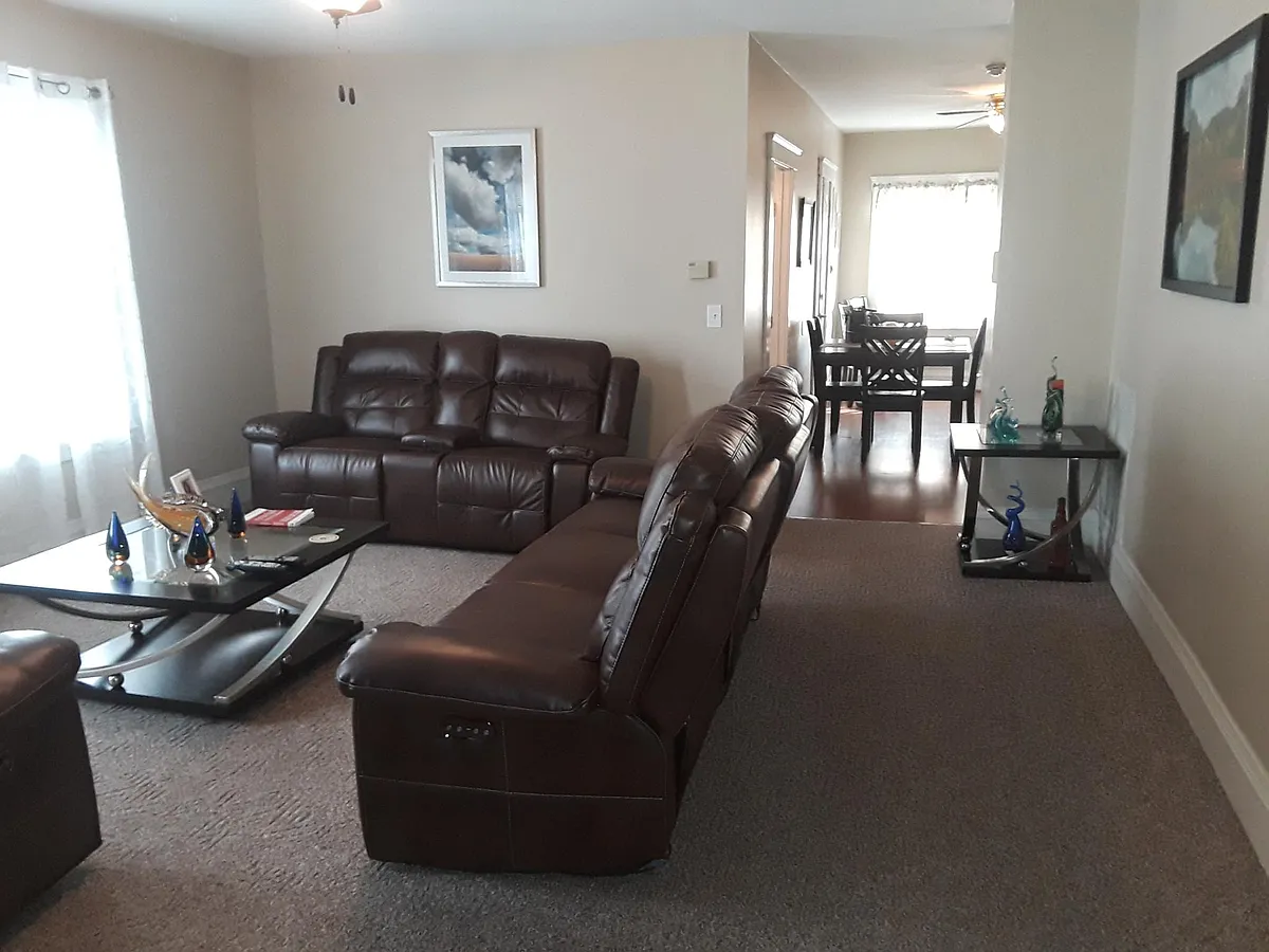 Living room prior to new painting - 229 Central Ave #3-L