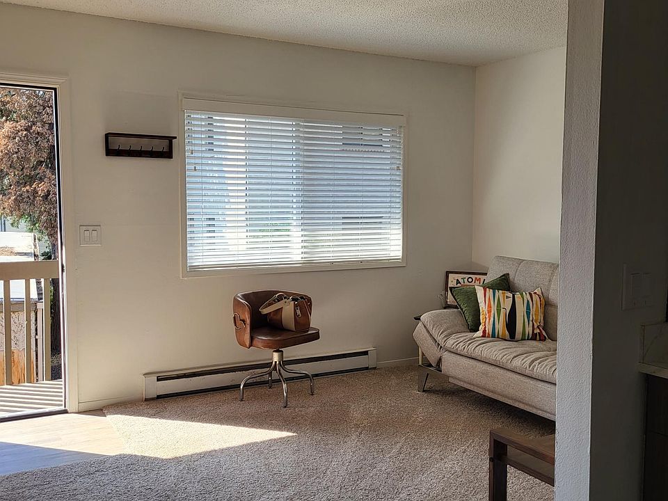 Vintage spinning chair for extra seating.