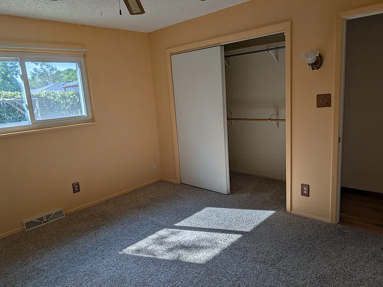 Master Bedroom with large closet