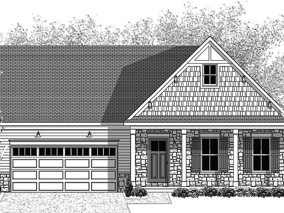 Elevation B - Optional Features Shown