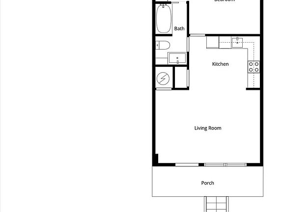 2nd image of 108 N Bedford St #A