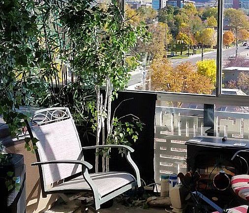 Balcony and U of U.