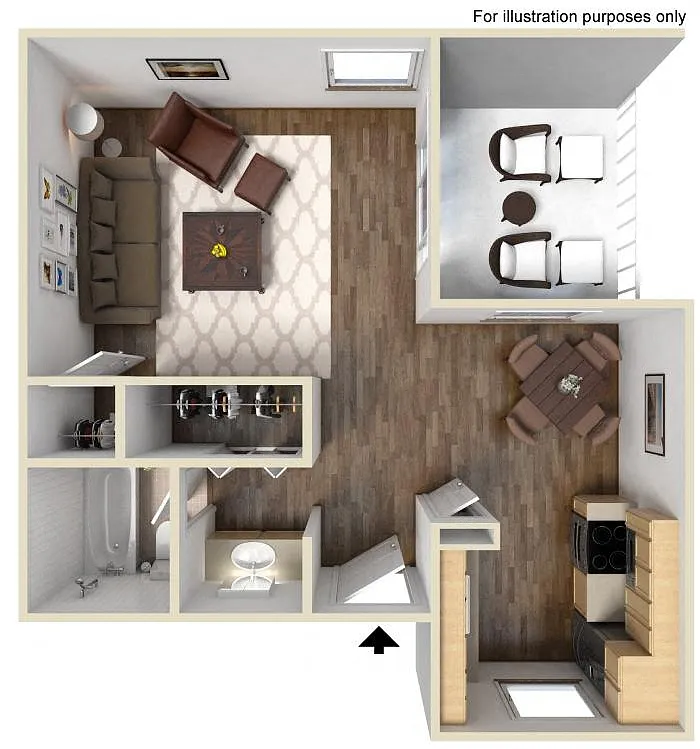 Floor plan Studio