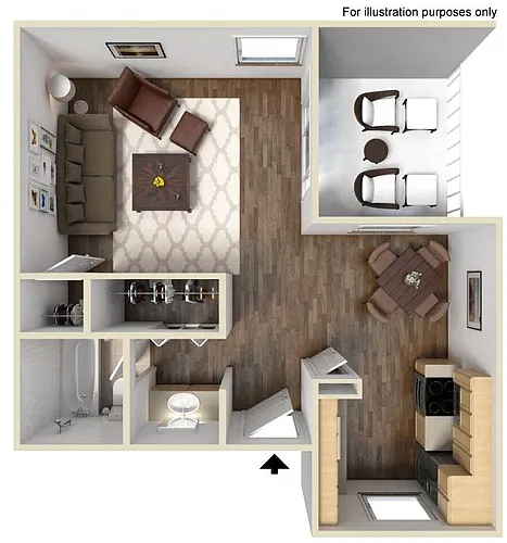 Floor plan Studio