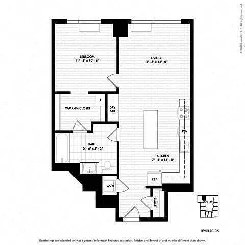 Floor plan VYV South 1J