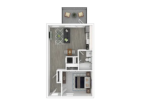 Floor plan 1 Bedroom