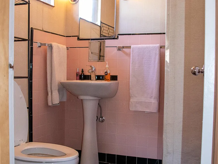 Bathroom attached to bedroom #1.