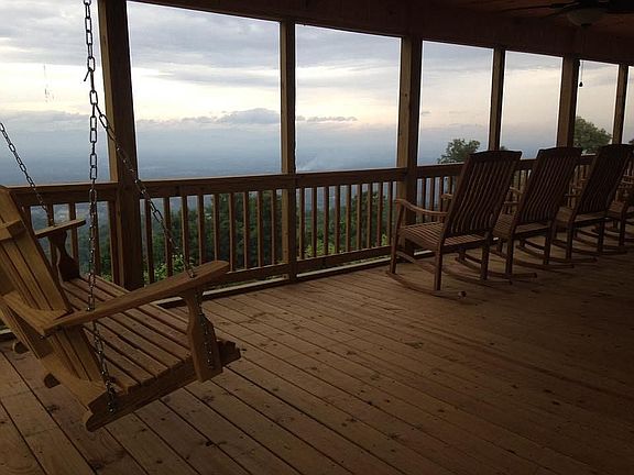 Community lodge porch