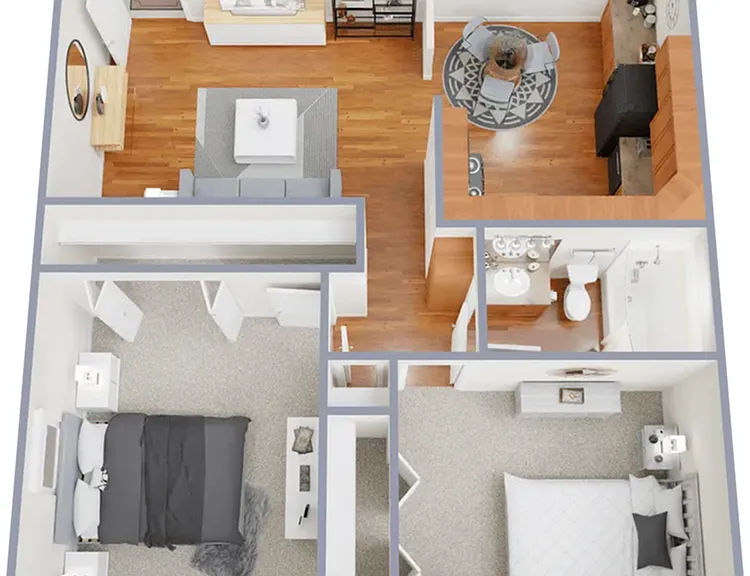 Two bedroom, one bath, 780 square foot apartment home Two bedroom, one bath, 780 square foot apartment home