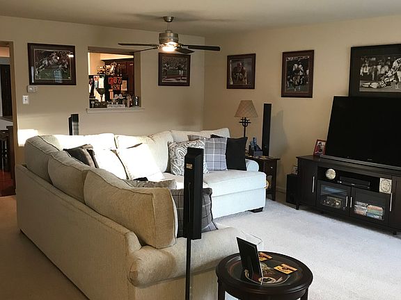 Walking into living room 