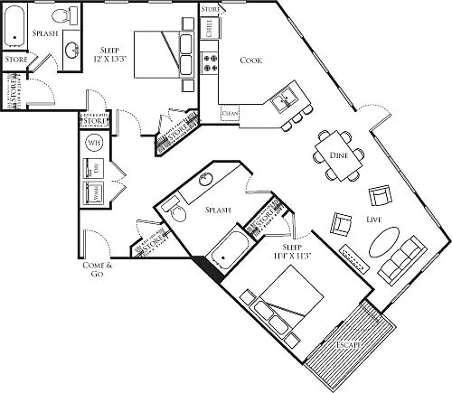Floor plan B19