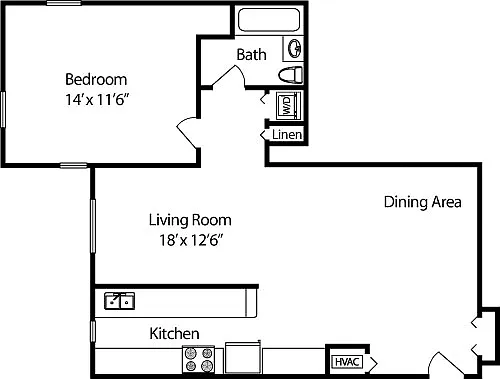 Floor plan Coolidge