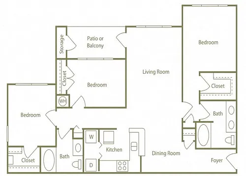 Floor plan The Chalker