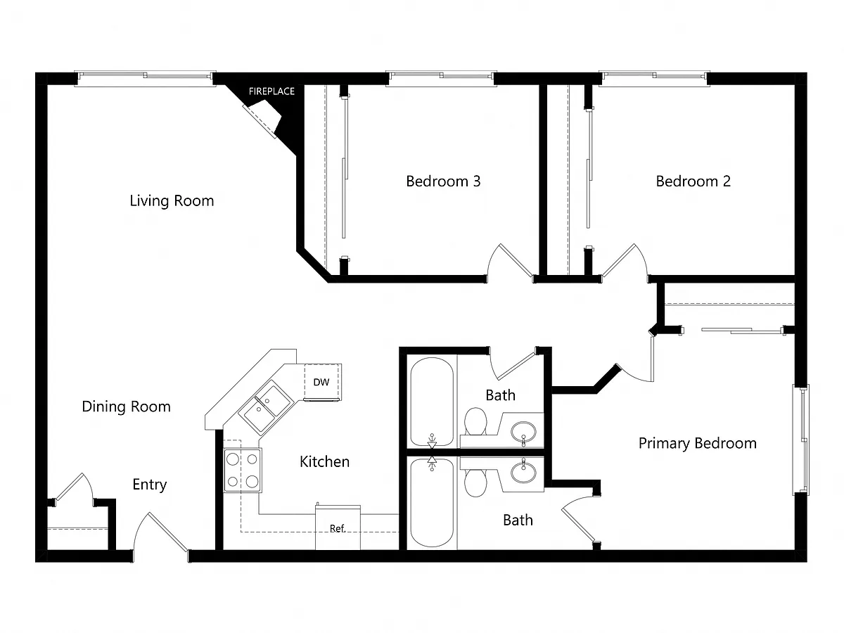 Floor plan Newman