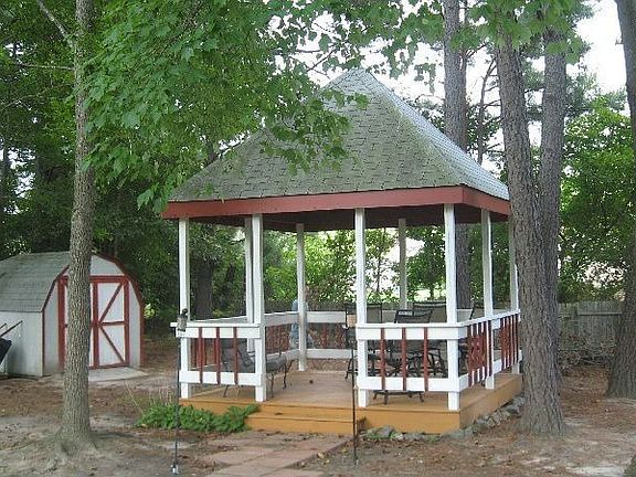 Gazebo in Woods