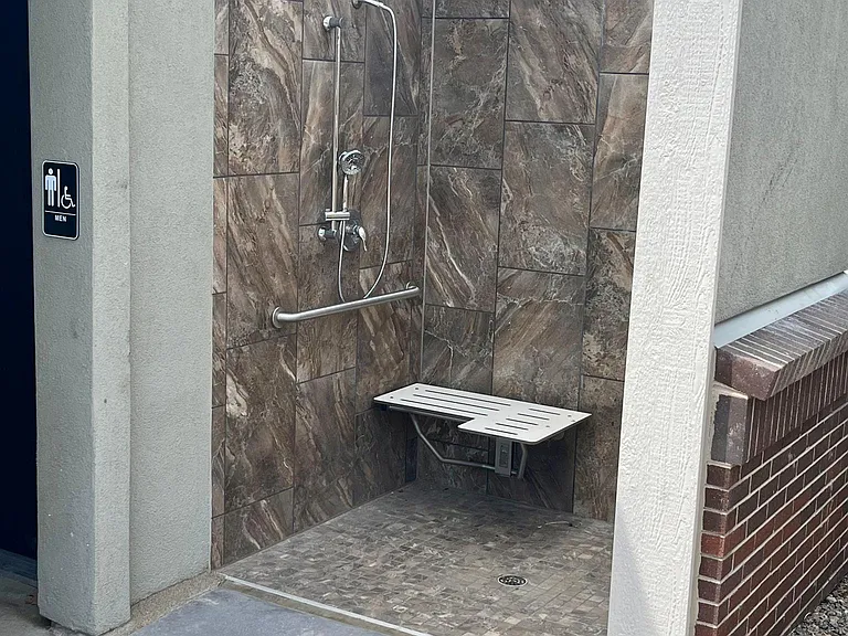 Pool shower
