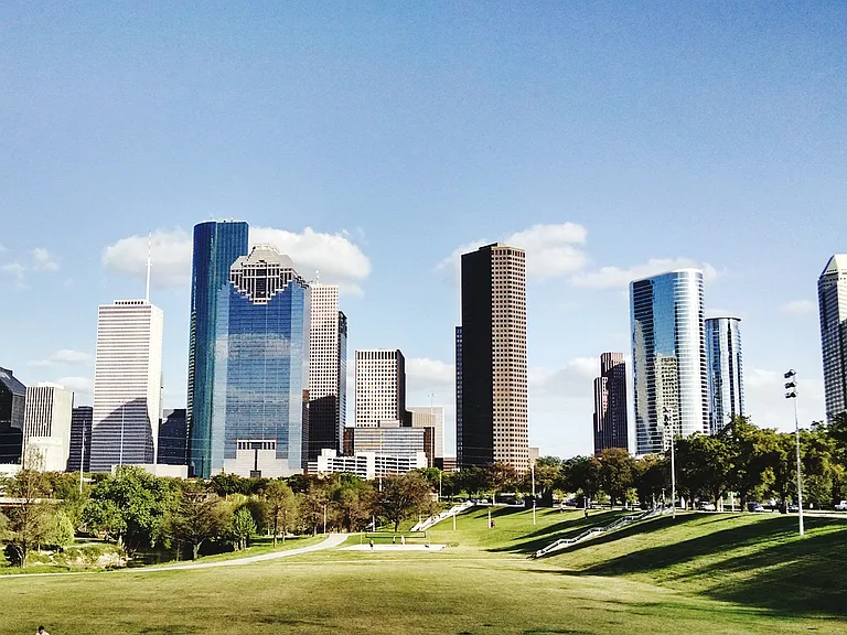 City skyline of Houston, TX