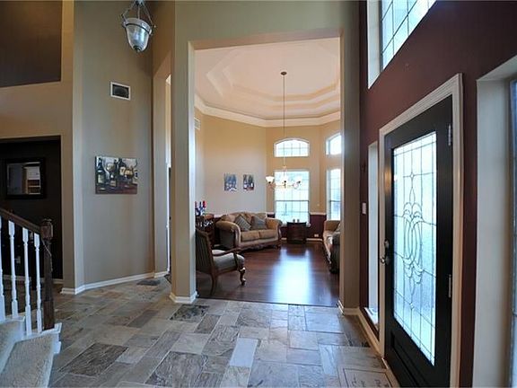 Nice view peeking into the formal dining, now being used as a formal living.