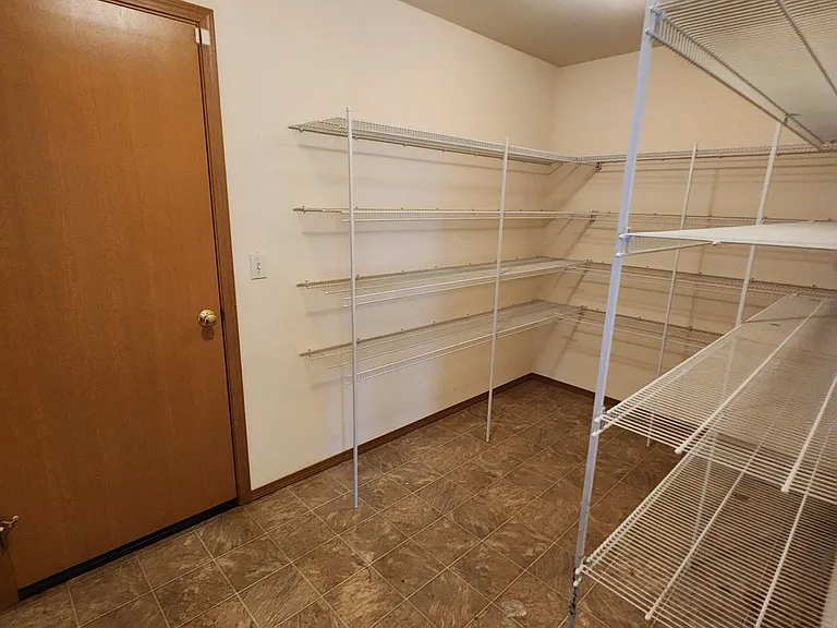 HUGE pantry off kitchen & garage