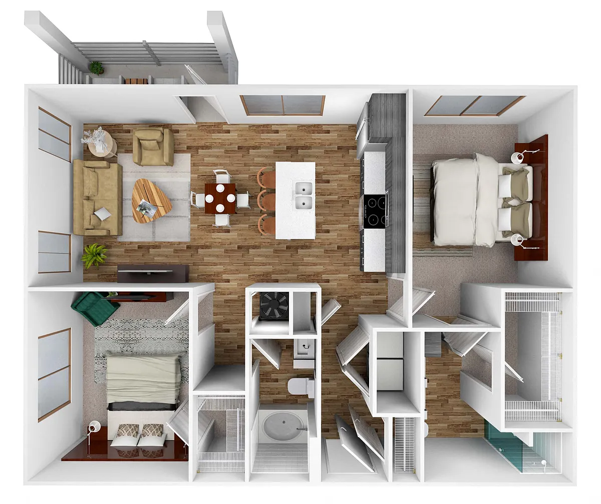 Floor plan Overton