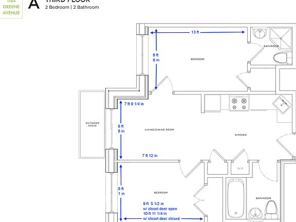 2nd image of 1164 Greene Ave #3A