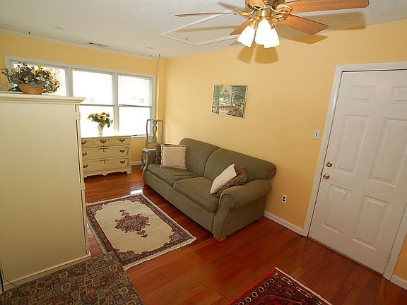 Bright Family Room addition with Brazillian Cherry Hardwood Floors